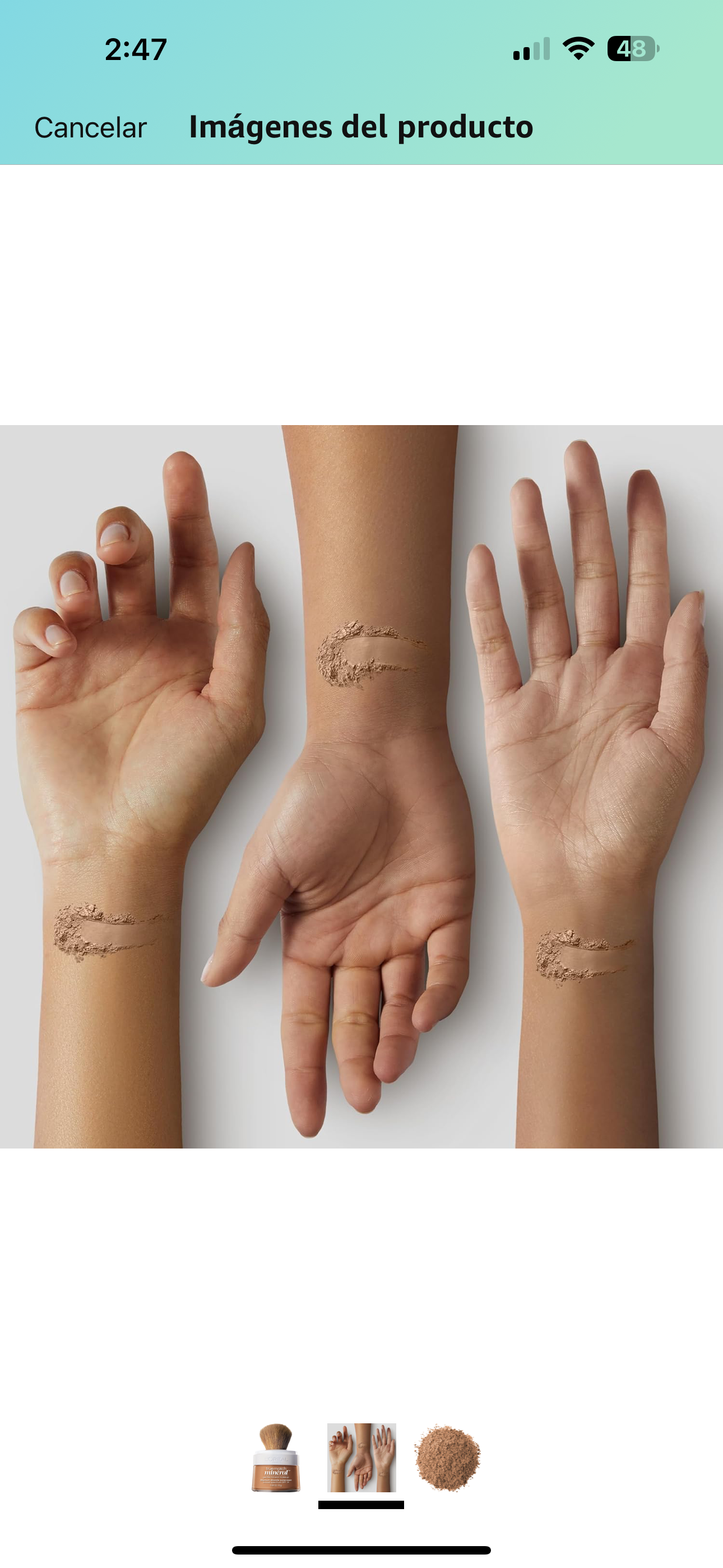 Base mineral L'Oréal Paris True Match natural, 0.35 onzas, Tan clásiico