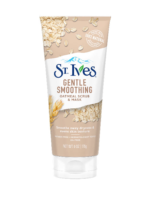 St. Ives Suave Exfoliante Facial y Mascarilla de Avena 6 oz