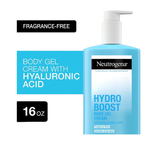 Hydro Boost Neutrogena Crema de Gel Corporal sin Fragancia, 16 oz