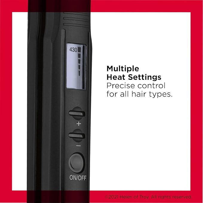 REVLON Perfect Heat Ceramic Digital Flat Iron, 1 inch