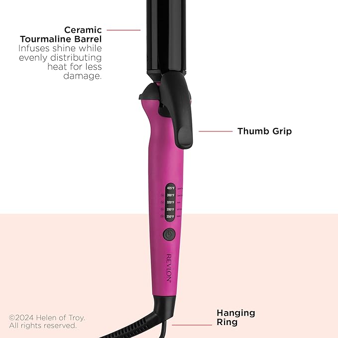 REVLON Easy Heat - 1 1/4" Precision Curling Iron