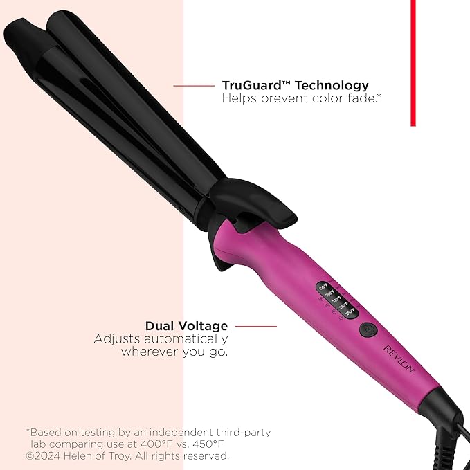 REVLON Easy Heat - 1 1/4" Precision Curling Iron