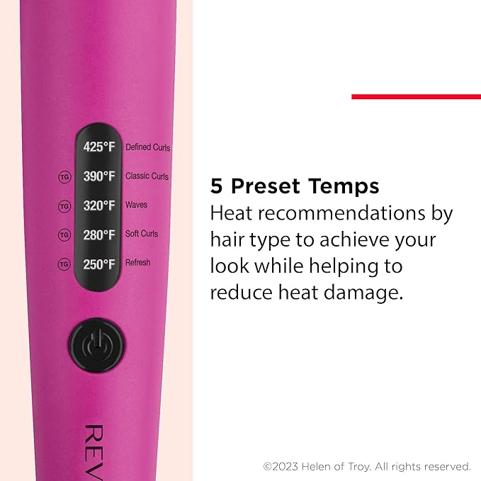 REVLON Easy Heat - 1 1/4" Precision Curling Iron