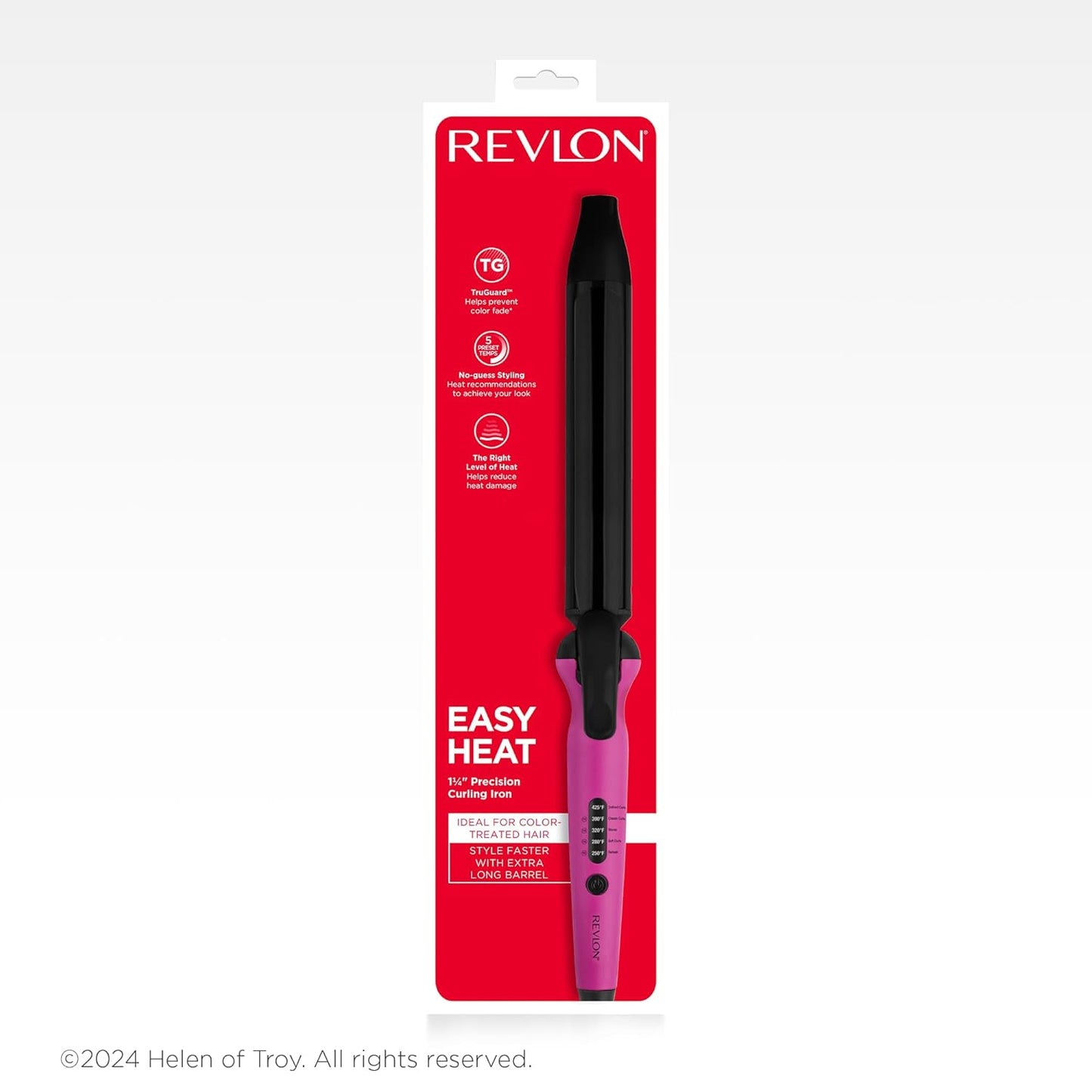 REVLON Easy Heat - 1 1/4" Precision Curling Iron